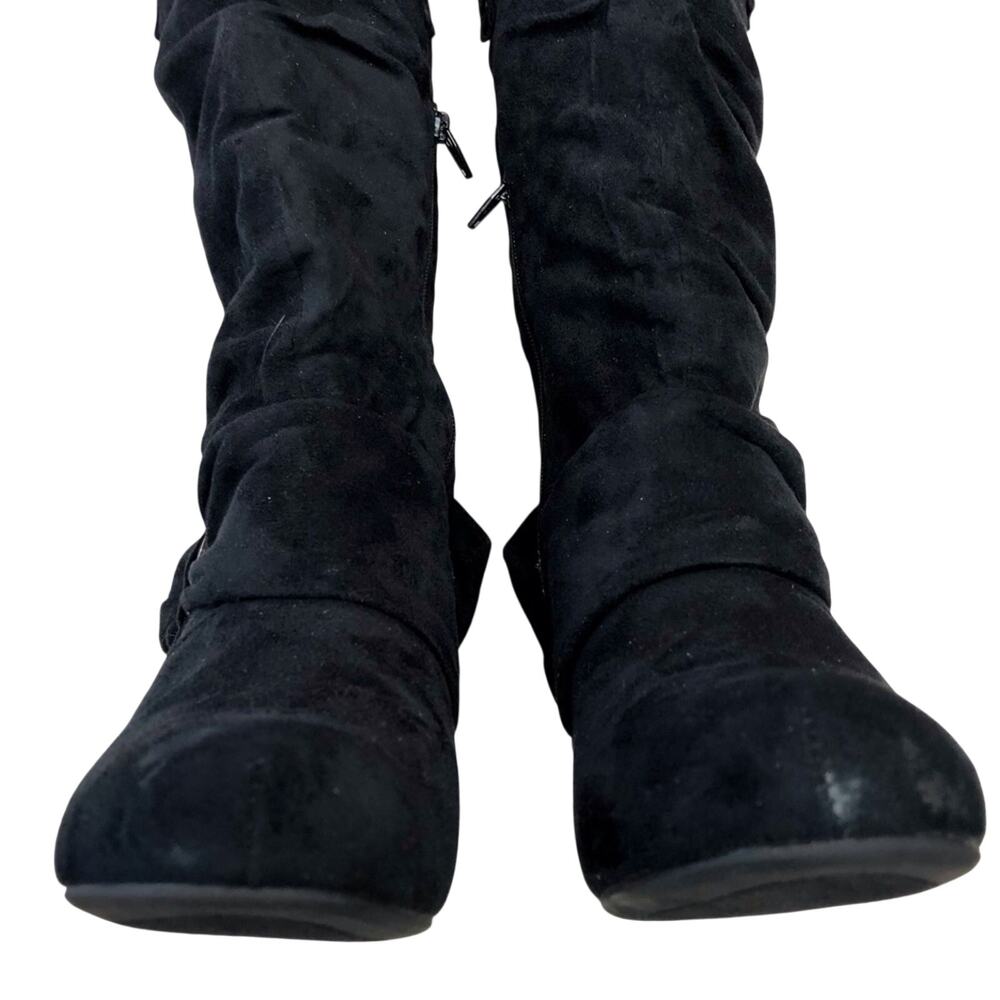 Cato Black Suede Boots 9M - Picture 15 of 16